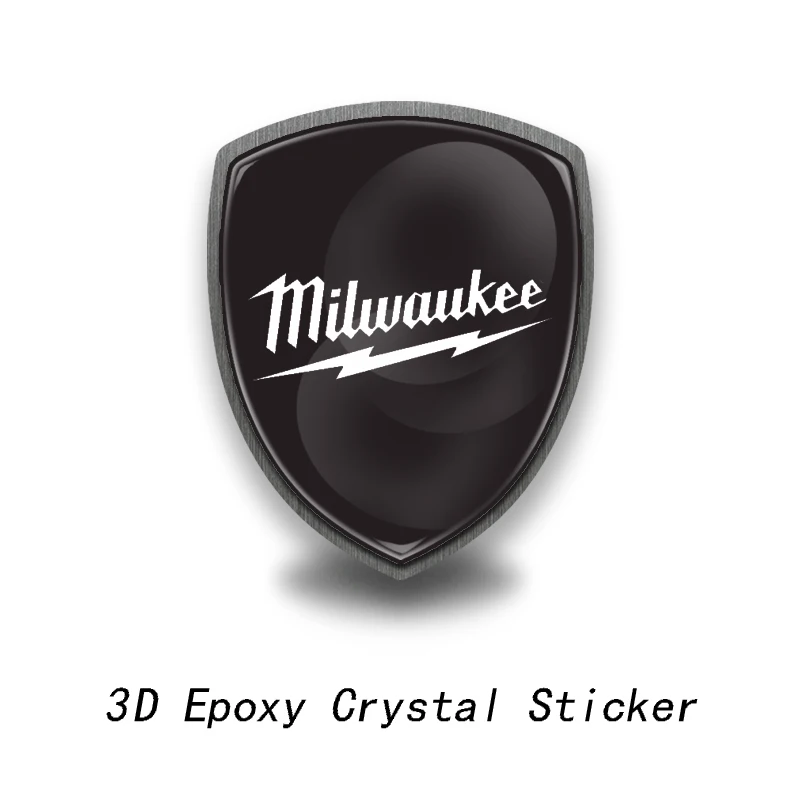 3d creative stereo epoxy dome car sticker milwaukee mechanical pvc car piano office supplies laptop mobile phone vinyl decal free global shipping