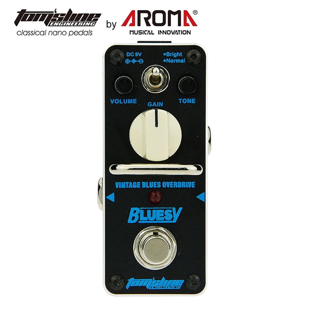 AROMA ABY-3 педаль эффектов для гитары Tom'sline Bluesy Vintage Blues Overdrive Mini Single True Bypass Запчасти
