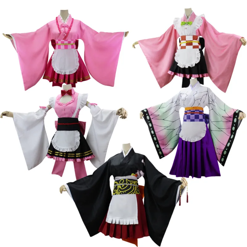 

Anime Demon Slayer Cosplay Kamado Nezuko Kochou Shinobu Kanroji Mitsuri Tsuyuri Kanao Kibutsuji Muzan Halloween Costume Suit