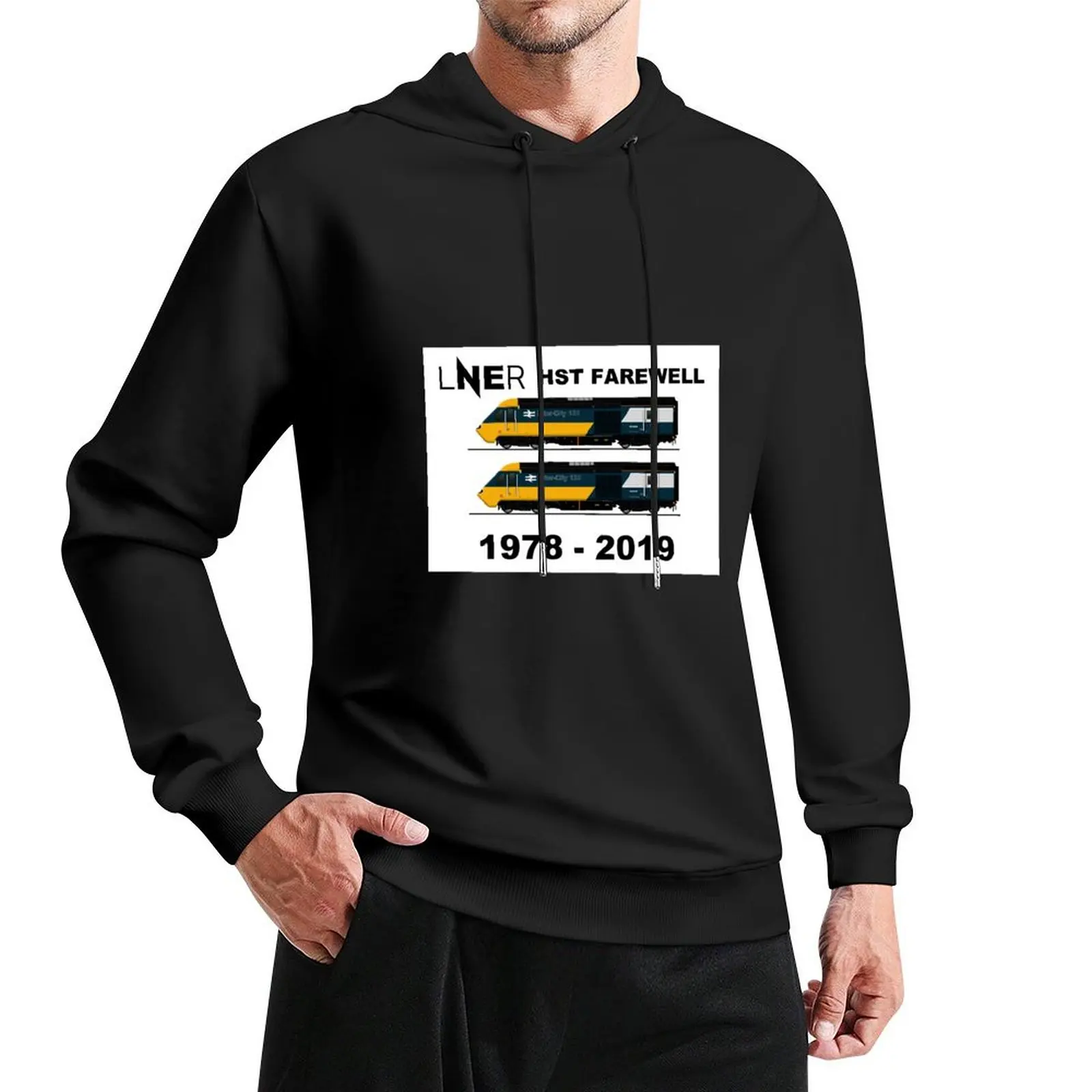 LNER HST FAREWELL пуловер с капюшоном мужская толстовка одежда осенняя осенние новинки в