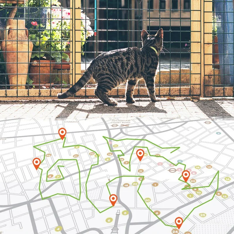 Мини-GPS-регистратор данных водонепроницаемый GPS-трекер регистратор для кошек