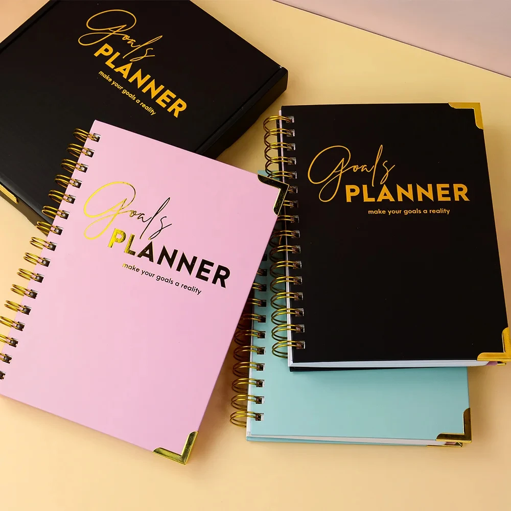 

A5 Notebook Schedule Weekly Plan Notepad Business Office Supplies Meeting Minutes Coil Book Agenda Planner Diary Notebooks