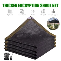black 3 pin anti uv hdpe sunshade net outdoor garden sunscreen cloth car sunblock shade cover plant cover 90 shading rate