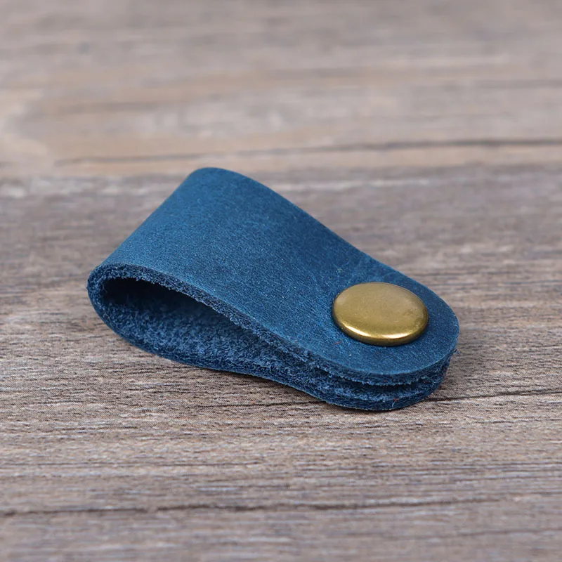 Держатель для кабеля из натуральной кожи