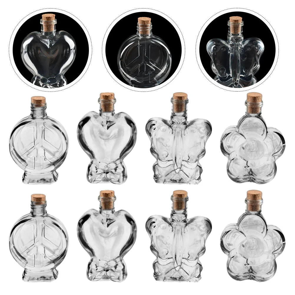 

Corkglassjars Minijartiny Fillable Empty Message Clear Shaped Star Vials Transparent Sand Lids Favor Container Organizer