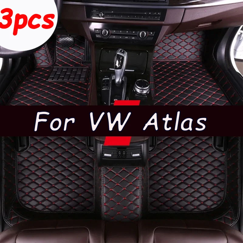 Автомобильные коврики для VW Atlas Teramont CA1 2017 ~ 2022 автомобильные внутренние детали