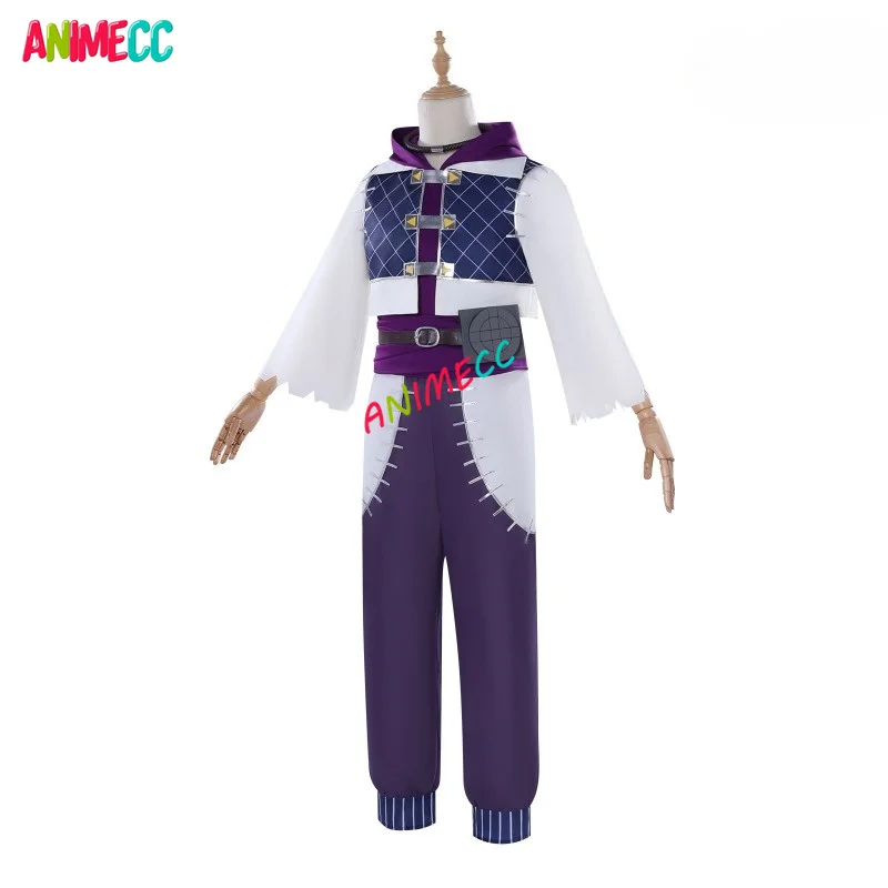 Фото ANIMECC В наличии XS-3XL Костюм для косплея Джаббер Уонгер из аниме Gachiakuta, парик, наряды для вечеринки на Хэллоуин для женщин №3