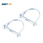 2X пружинный штифт из углеродистой стали, Круглый свод проволоки, стопорный штифт стопорного вала, предохранительный фиксатор муфты, фермерские прицепы, вагоны, лужайки, сада