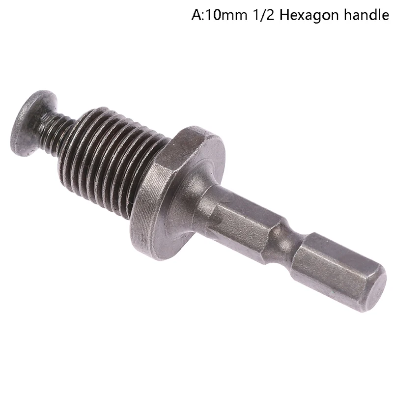 

Accessory Hex Chuck Bits Adapter Connecting Drilling 10mm/13mm Screw Male Drill Thread 1/2 For Hexagon Rod