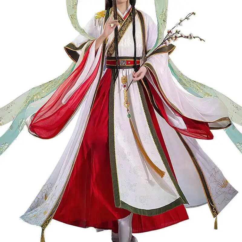 Фото Косплей Xie Shen Lian Yue Костюм Антикварный роман Tian Guan Ci Fu Платиновый павлин Косплей Костюмы Hanfu Китайские древние костюмы №5