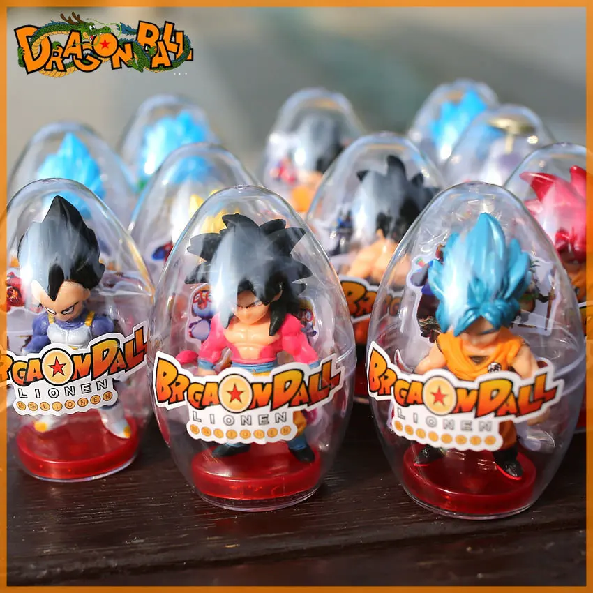

New Hot Sale Dragon Ball Garage Kit Doll Anime Eggshell Toy Random Dragon Ball Capsule Toy Birthday Gift for Boy