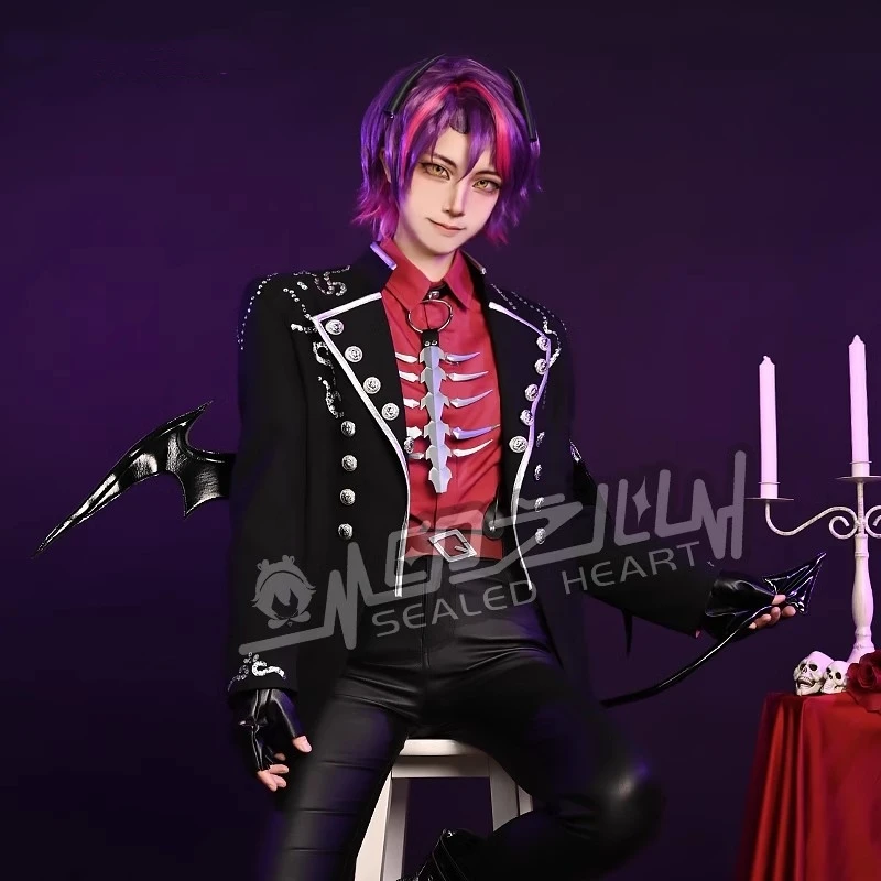 Cos-Mart аниме Vtuber Nijisanji VOLTACTION косплей костюм демона мужская команда красивая