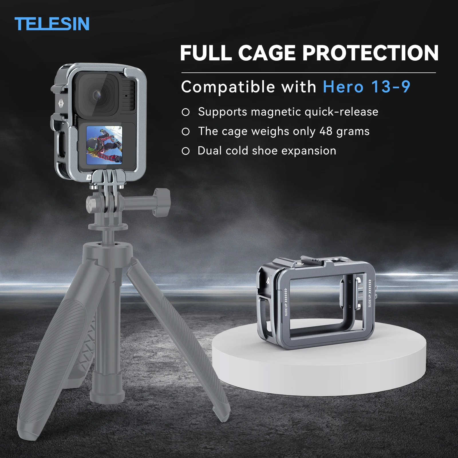 Чехол с рамкой из алюминиевого сплава для Gopro Hero 9 10 11 12 13