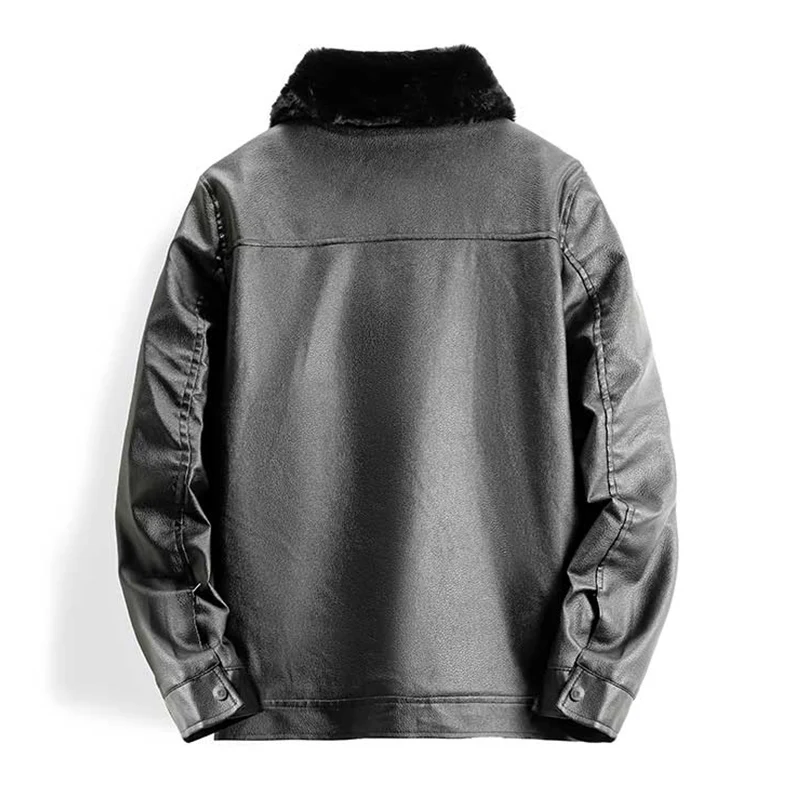 Новые модные флисовые утепленные мужские пальто зимние однотонные уличные топы