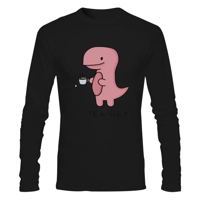 

Мужская одежда, новая футболка с изображением чайного Рекса, тираннозавра Рекса, динозавров, милый динозавр Динозавр