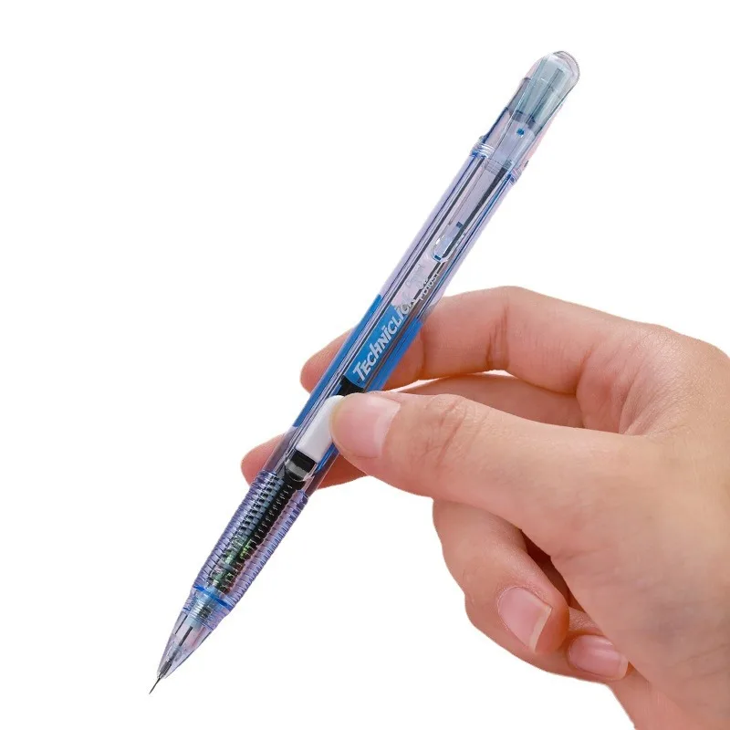 Японский механический карандаш Pentel PD105T с боковым нажатием, разноцветные, 0,5 мм, высокое значение, меньше свинца, детские карандаши, papeterie kawaii (art.: 3920ce31fa324) - 3920ce31fa324