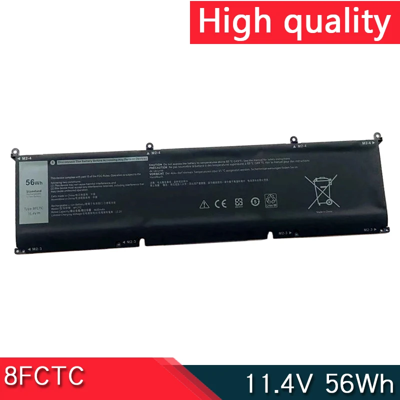 Аккумулятор 8FCTC 11 4 В 56 Втч для Dell Alienware M15 M17 R3 XPS 15 9500 G7 7500 Precision 5550 P45E P91F P100F P87F00 70N2F 69KF2