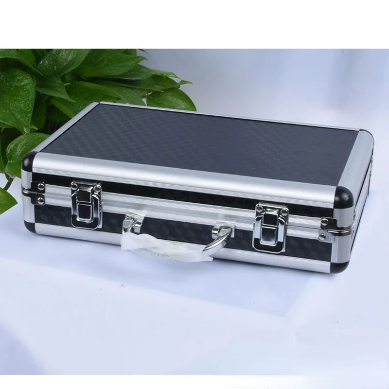 Aluminum Alloy Tactical Hard Pistol Case Gun Bag Case Padded Foam Lining For Hunting Airsoft Glock Ipsc Tool Toolbox Suitcase