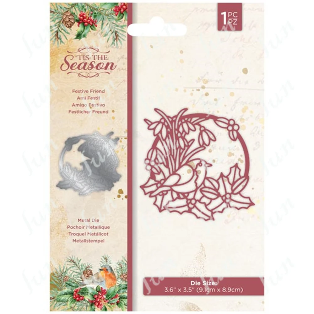 

New Arrival 2022 Metal Cut Die Set Festive Friend Dies Scrapbooking Album Embossing Template Stencil for Painting Mold Handmade