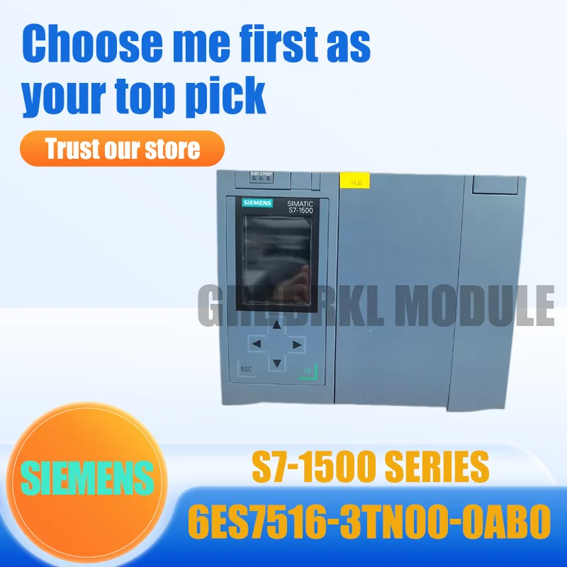 Фото Новый оригинальный модуль ЦПУ SIEMENS 6ES7516-3TN00-0AB0 S7-1500T PLC 1516T-3PN/DP №1