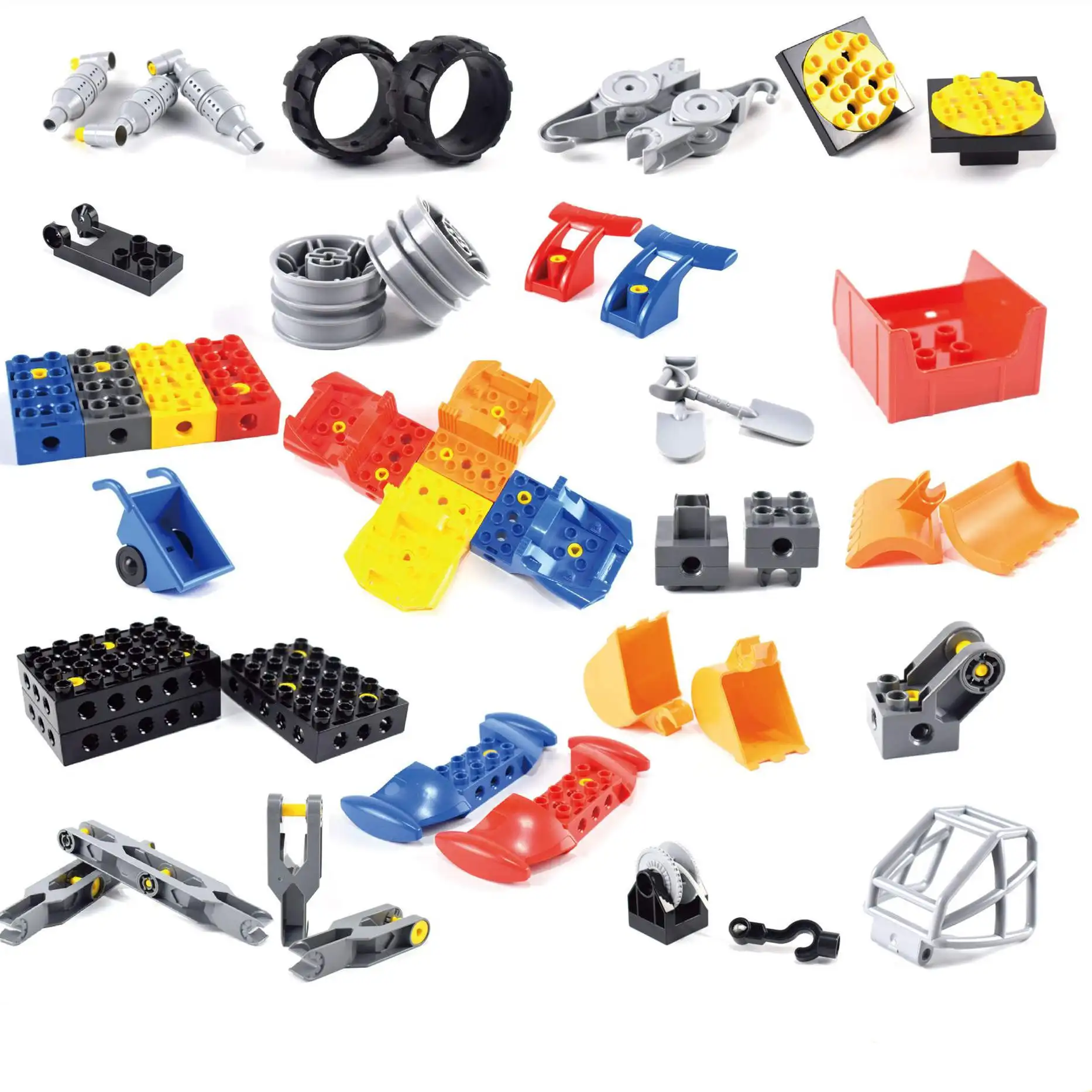 

Детали механической техники, конструктор из крупных частиц, сборные игрушки, 45002 деталей, совместимы с Lego Duplo