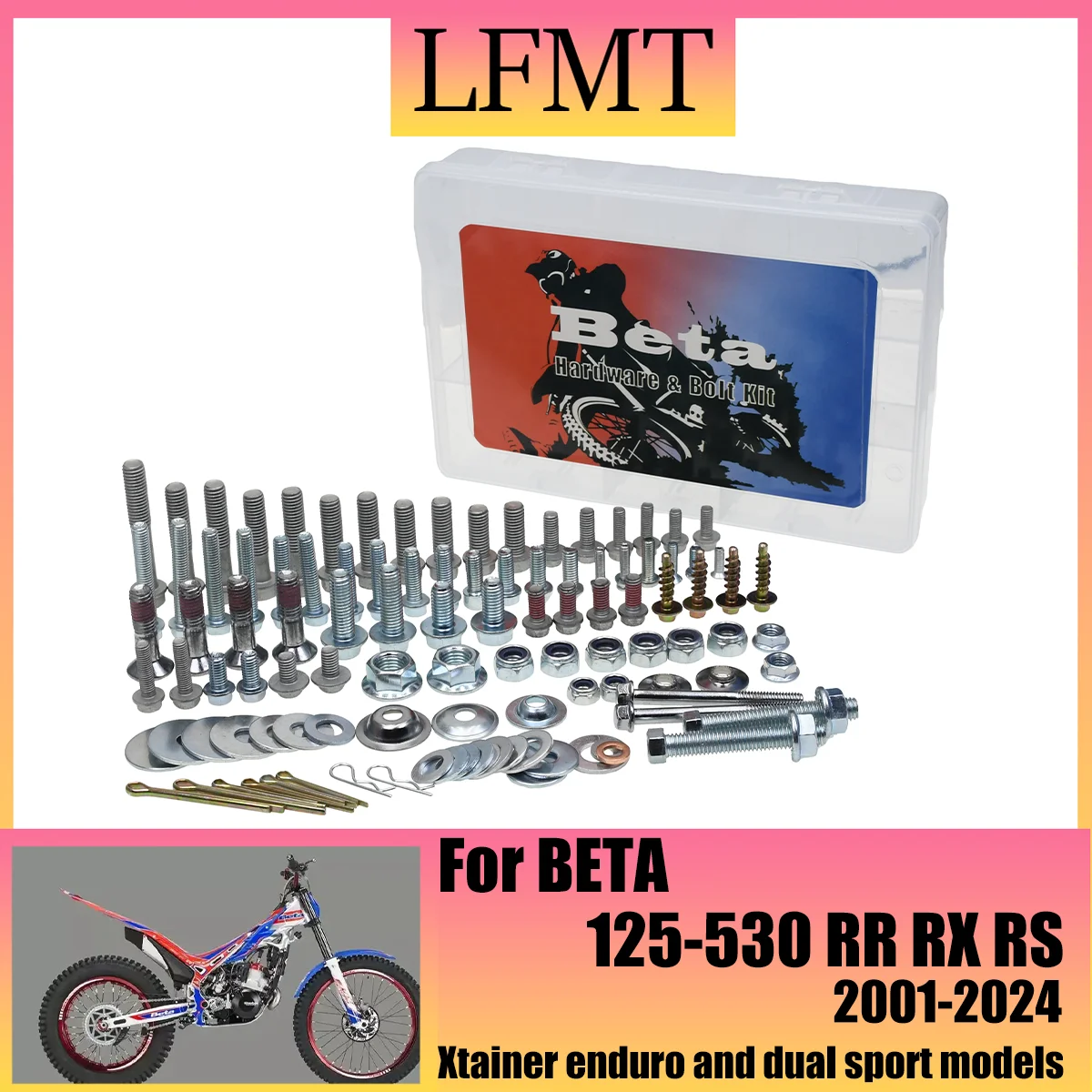 Для Beta 125-530 RR RX Xtainer эндуро и двойных спортивных моделей 2001-2024 ремонт болтов для