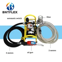 electric refueling pump diesel self priming 220 v large flow small excavator high power oil pump assembly