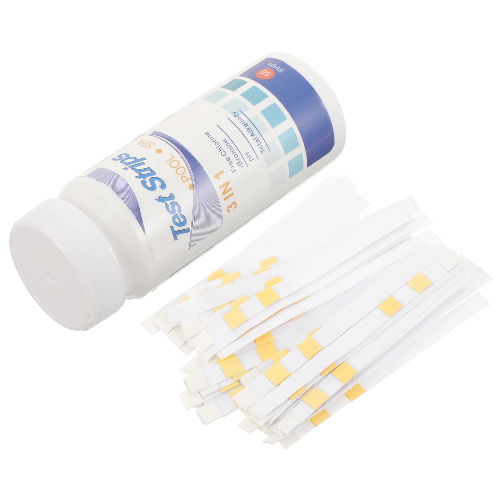 

50Pcs Pool Alkalinity Test Strip PH Degree Test Strip Universal PH Test Paper