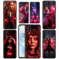 scarlet witch marvel for oneplus nord 2 ce 5g 9 9pro 8t 7 7ro 6 6t 5t pro plus silicone soft black phone case cover capa coque