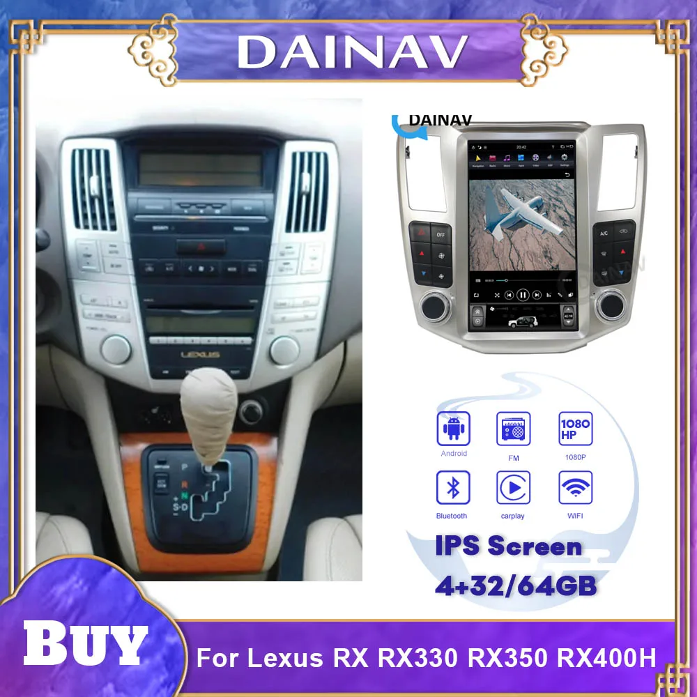 

Vertical Screen 2 Din Android Car Radio For Lexus RX II 350 2007 Car Stereo Autoradio Auto Audio GPS Navigation