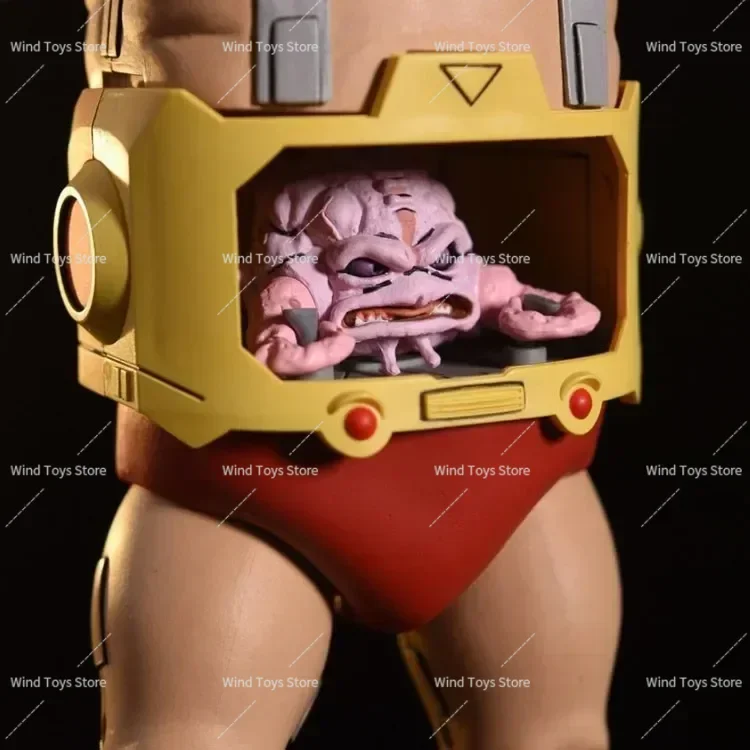 Фото Оригинальная 7-дюймовая экшн-фигурка Wrath of Krang 54157, черепашки-ниндзя, робот, анимированная версия, игрушки Tmnt, подарки №3