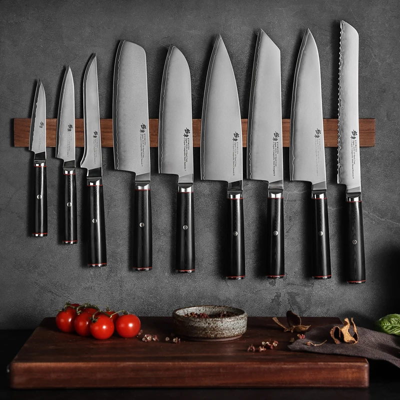 Японский нож из композитной стали AUS-10 ковающий шеф-повара Gyuto ножи для филеринга