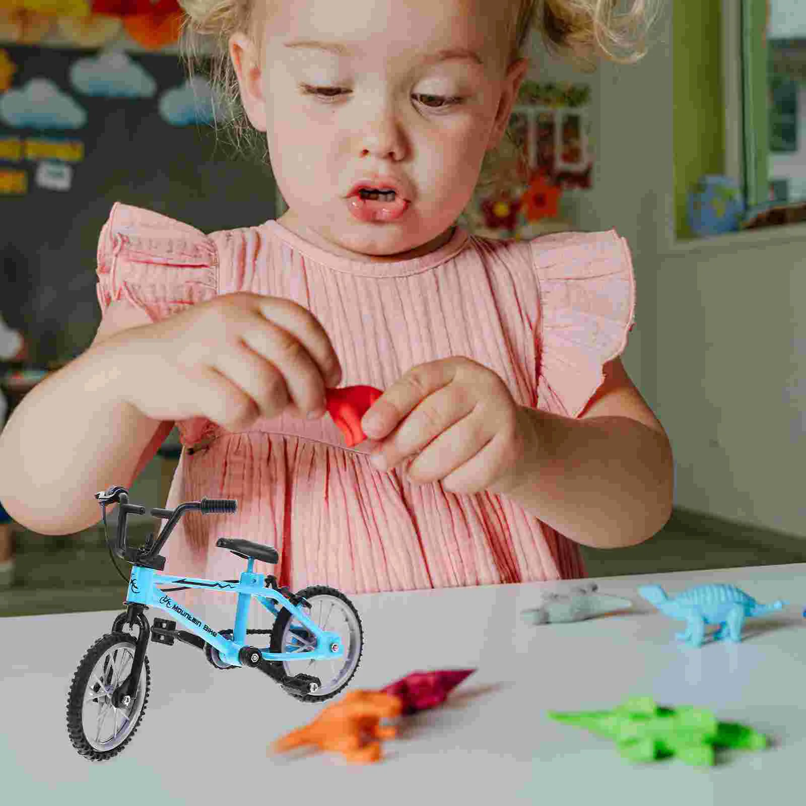 Дом миниатюрная еда игрушка сцена аксессуары имитация велосипеда реквизит для