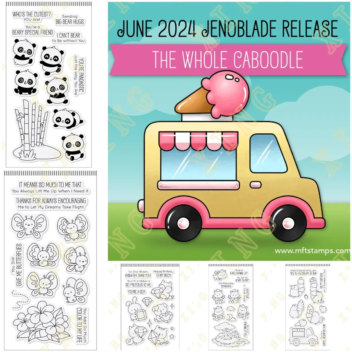 Новинка июня 2024 года Jenoblade выпускает все металлические Вырубные штампы для фото