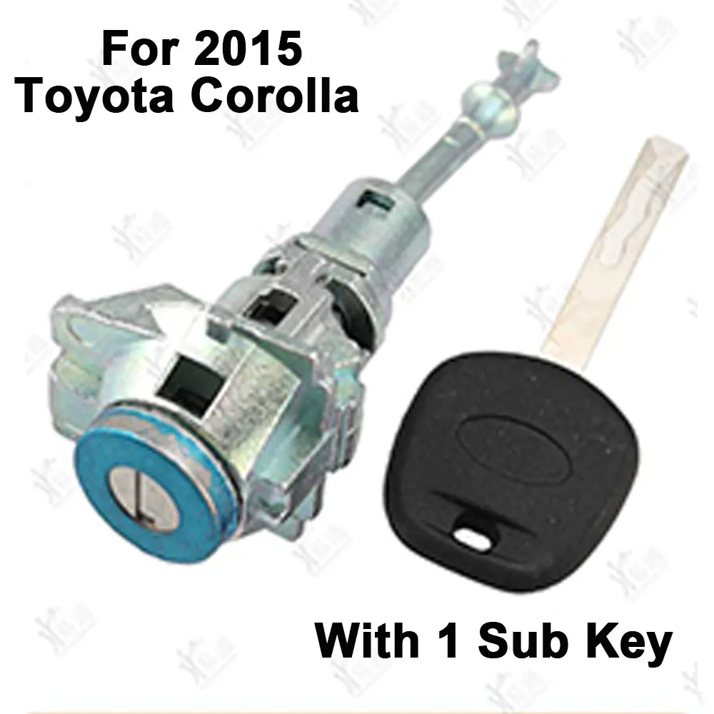 

Замок левой двери на Toyota Corolla 2015 года - с комплектом ключей Центральный сердечник замка управления с внутренними фрезерными канавками