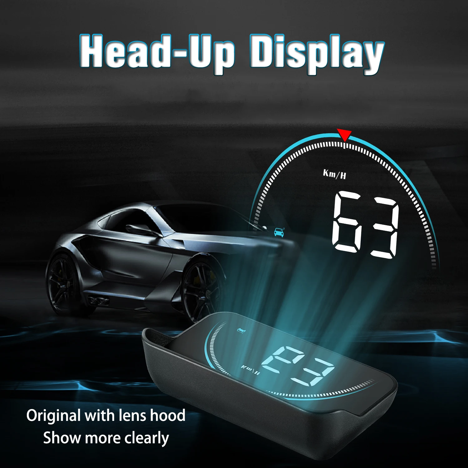 Дисплей на лобовое стекло WiiYii M8 HUD автомобильная система предупреждения о
