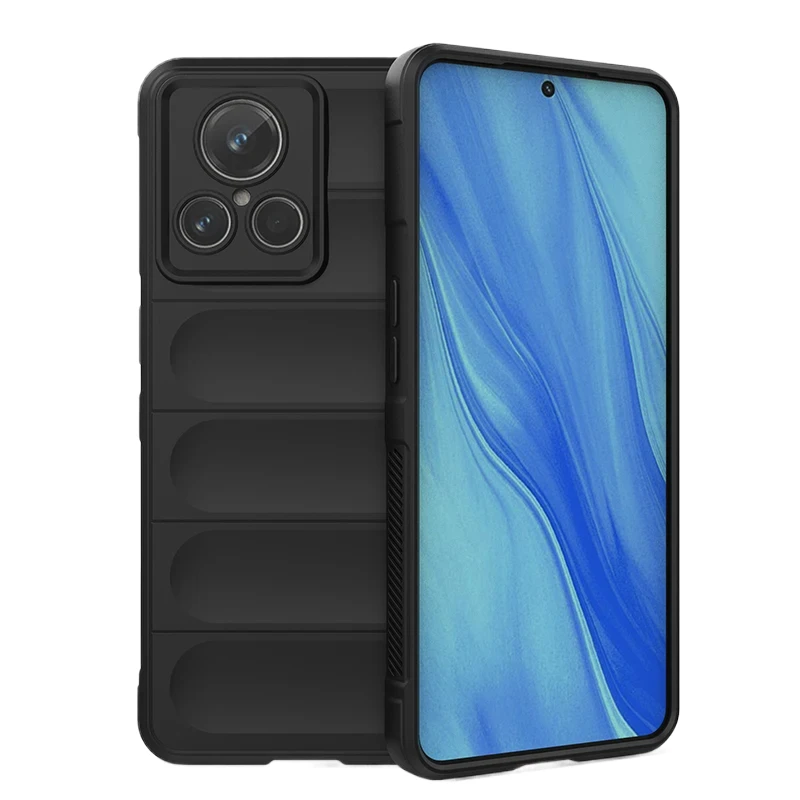 Для OPPO Realme GT 2 Explorer Master 5g задняя крышка из жидкого силикона противоударные