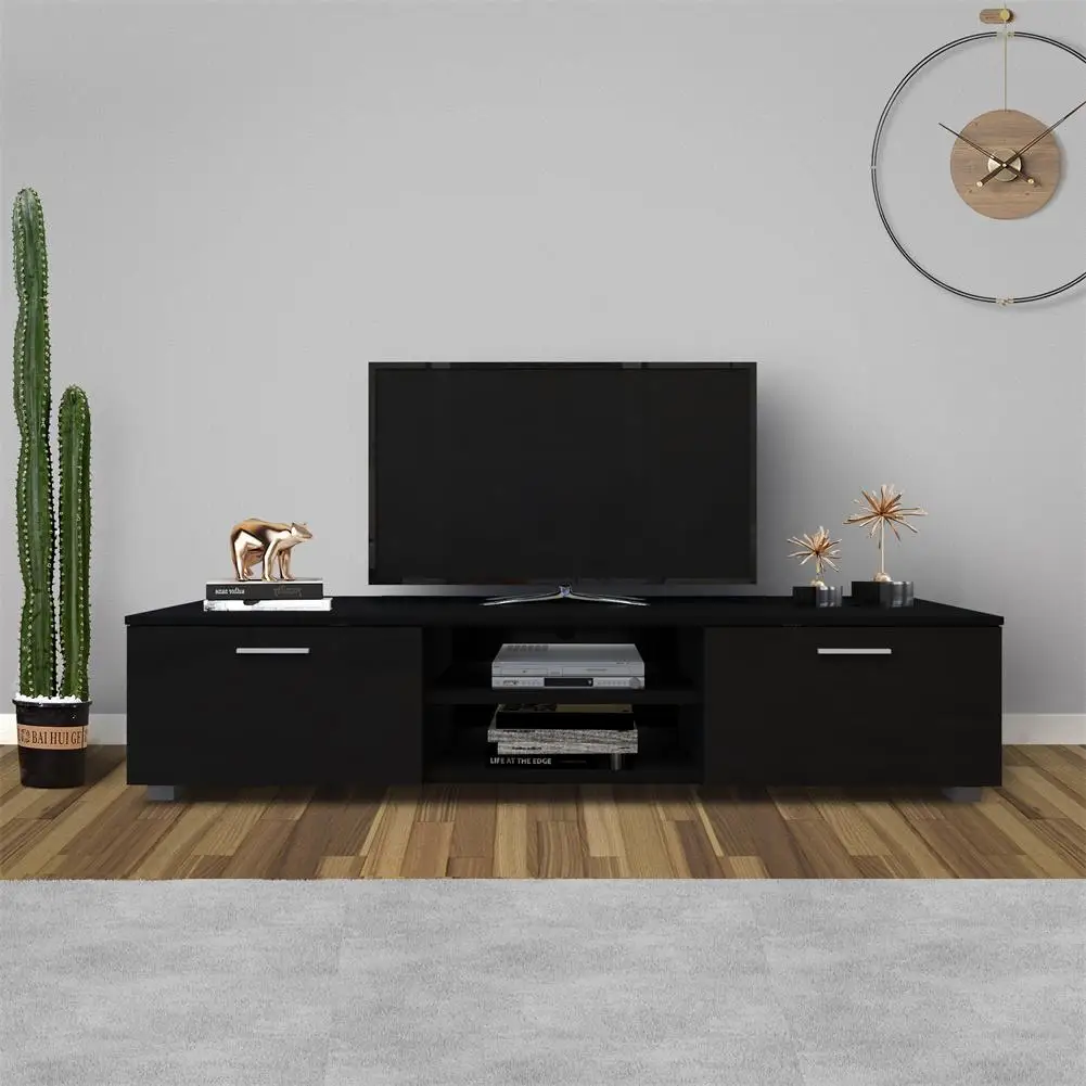 

Tv Stands With 2 Cabinet Doors Large Storage Spacetv Console Living Room Bedroom Storage Shelves Entertainment Center