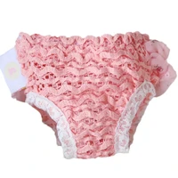 2022jmt female dog shorts puppy physiological pants diaper pet underwear dot print dog panties strap for dogs