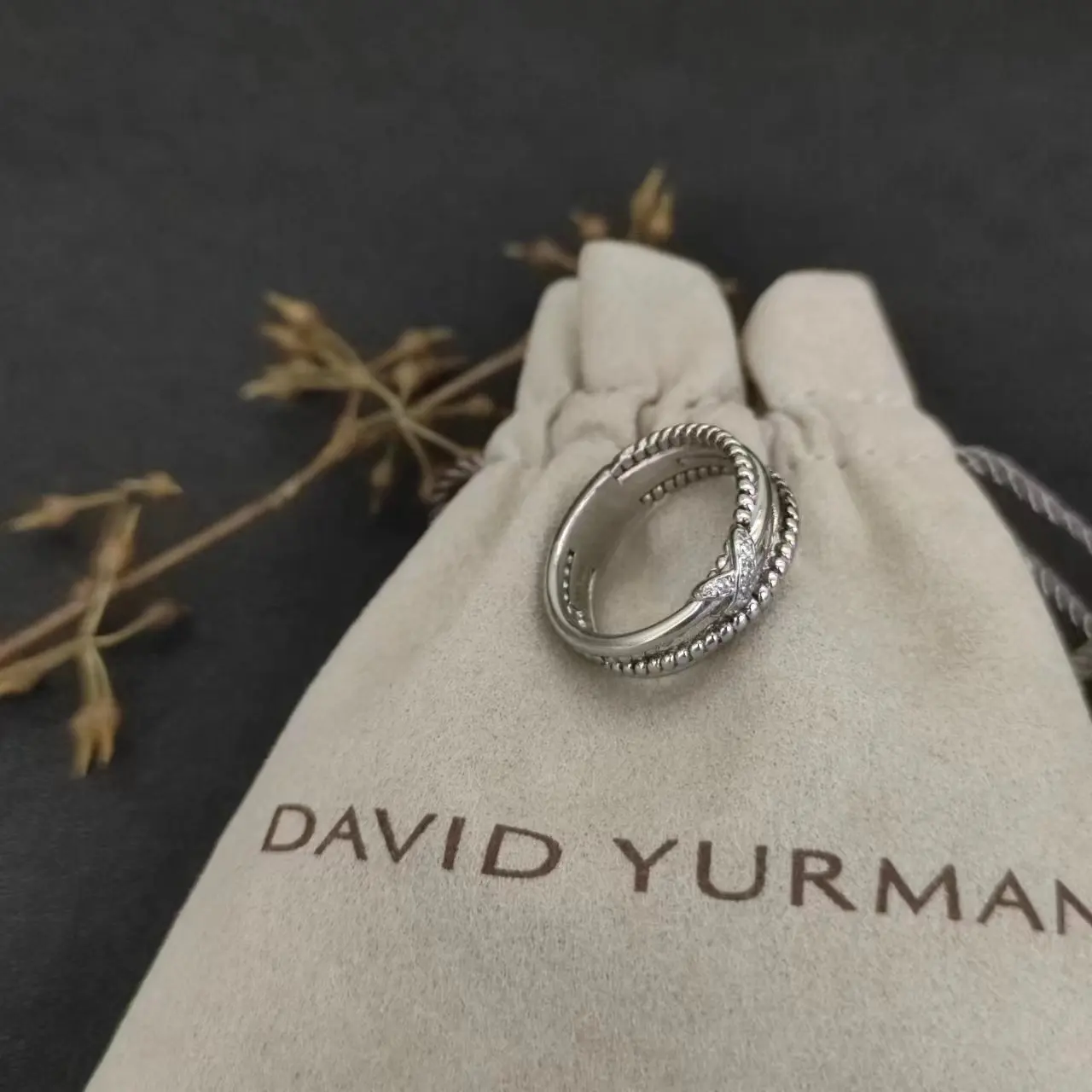 X for Women 1:1 High Quality Station Cable Cross Collection Vintage Ethnic Loop Hoop Pendant Punk Jewelry Band Ring