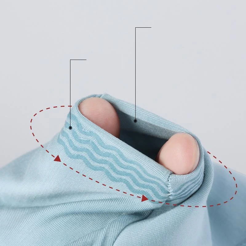 Man Separate Dual Pouch Underwear Summer Breath Foreskin Long Physical Therapy LIngerie Front Open Hole Sheath Boxers enhance