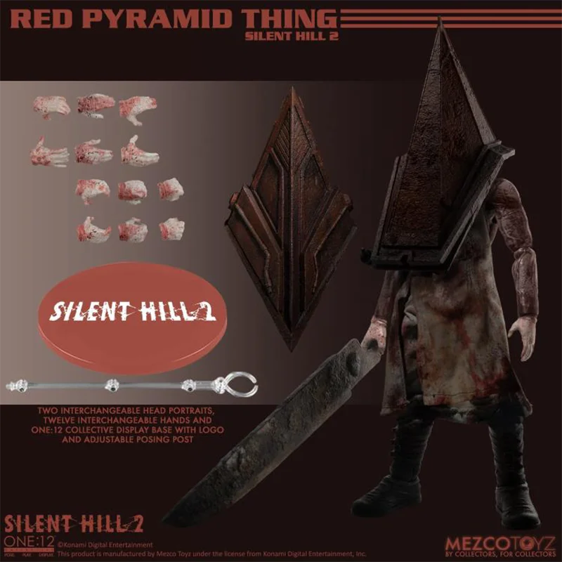 

100% In Stock Original MEZCO ONE:12 Silent Hill 2 Red Pyramid Thing Model Toys Anime Action Collection Figures