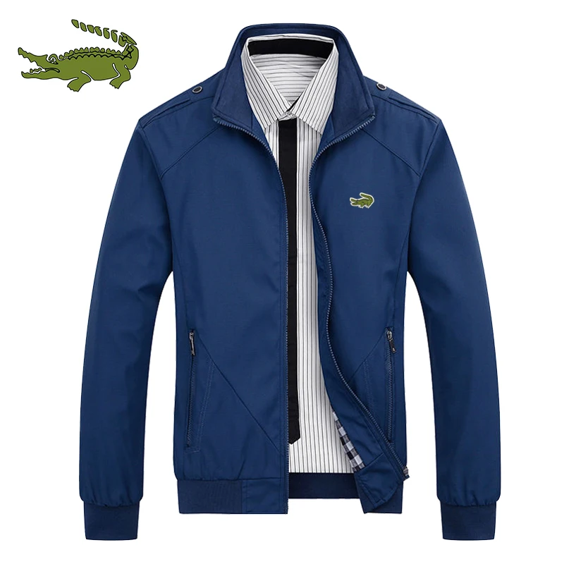 

Embroidery CARTELO Winter Business Leisure High Quality Men's Baseball Jacket Zipper Stand Collar Outdoor Sports Jacket for Men