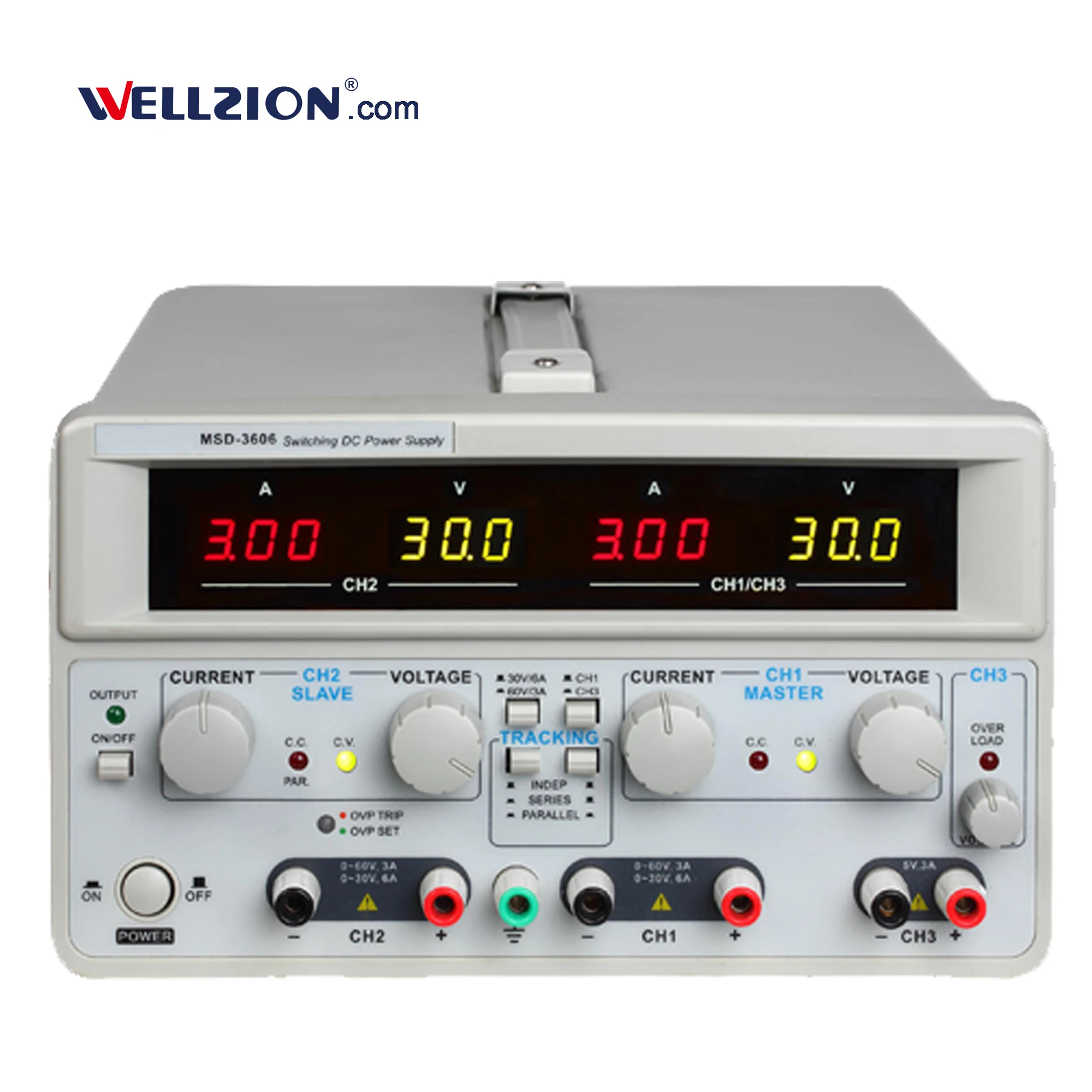 

MSD-3606,3 channels Multioutput Switching DC Power Supply