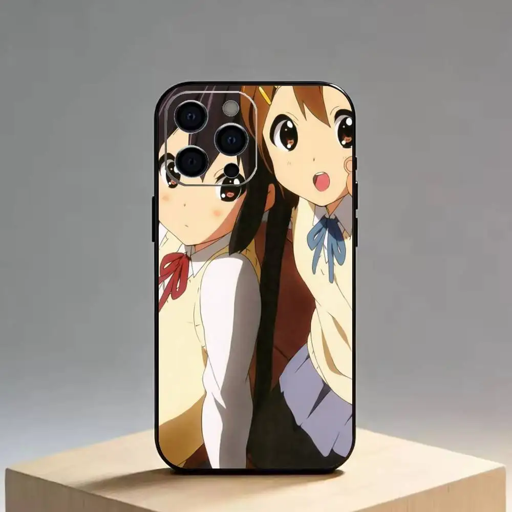 Чехол для телефона K-On! Hirasawa-Akiyama - Tainaka-Kotobuki-Nakano для iPhone 17, 16, 15, 14, 13, 12, 11 Plus, Pro Max, XS, мягкий силиконовый, черный (art.: 3920da3698b08) - 3920da3698b08
