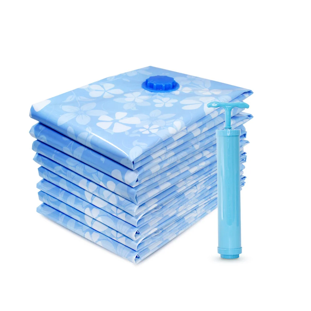 

Vacuum Storage Foldable Clothes Saving Compressed Cloth Pump Hand Moving Space Compress Supplies Organizer Anti Packing Quilts