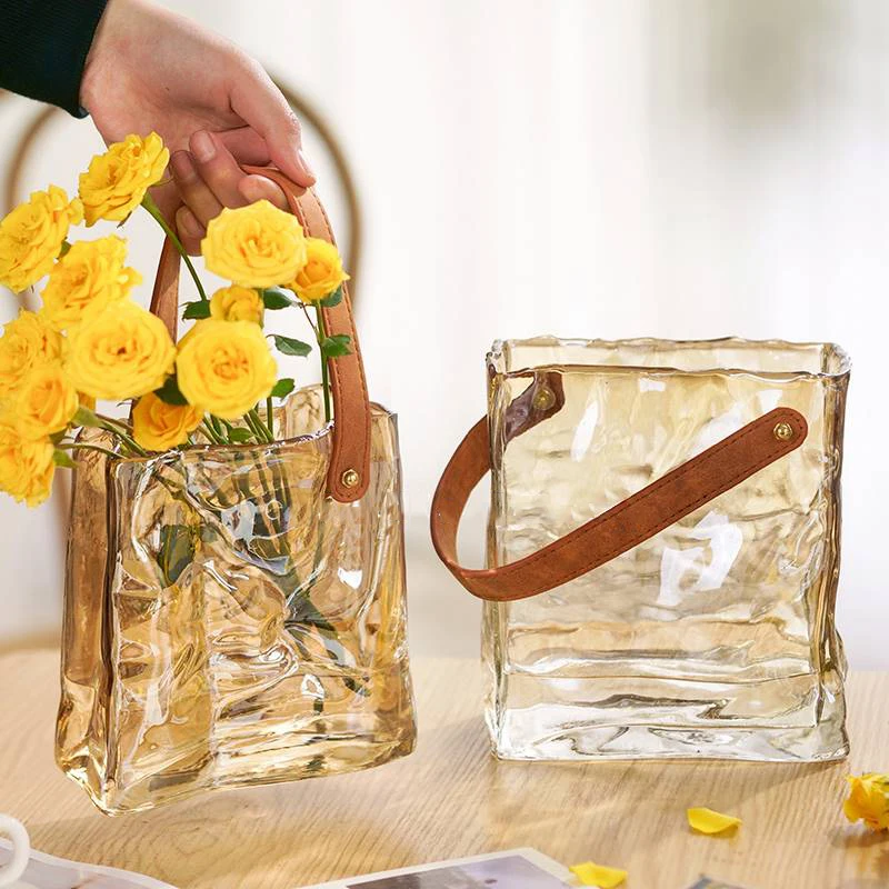 

Creativity Flower Vase Room Decor Nordic Home Decor House Decoration Glass Vase Plant Pot Decoration and Table Accessories
