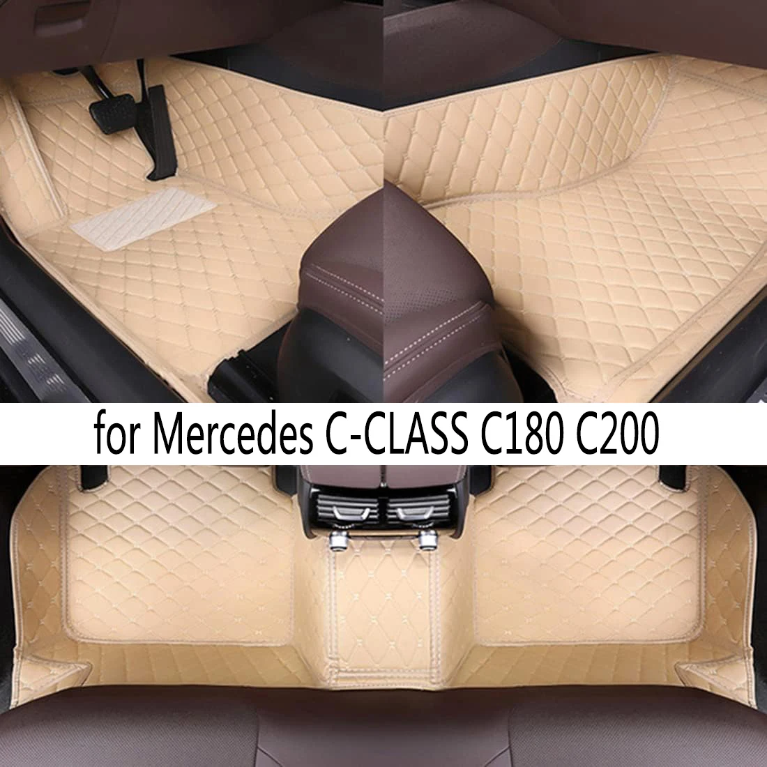 

CRLCRT автомобильный напольный коврик для Mercedes C-CLASS C180 C200 C230 C240 C250 C280 C300 CL200 CL500 CL550 CLA 40, коврики