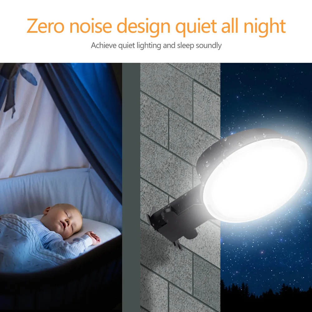 

Outdoor Garden Lawn Street Light Wall Lamp Spotlight Unique Zero Noise Villa Yard Barn Recharging Fence Landscape