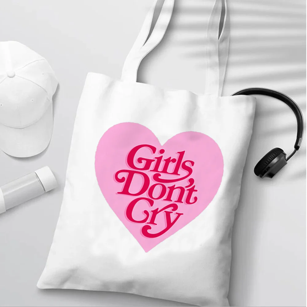 

Женская сумка для покупок с надписью «Don't cry»